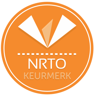Badge Nederlands Raad voor Training en Opleiding (NRTO) keurmerk